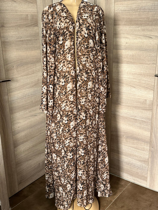 Sahara Drift Chiffon Kimono
