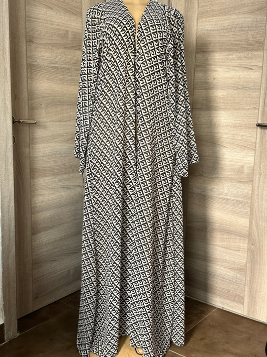 Obsidian Echo Chiffon Kimono