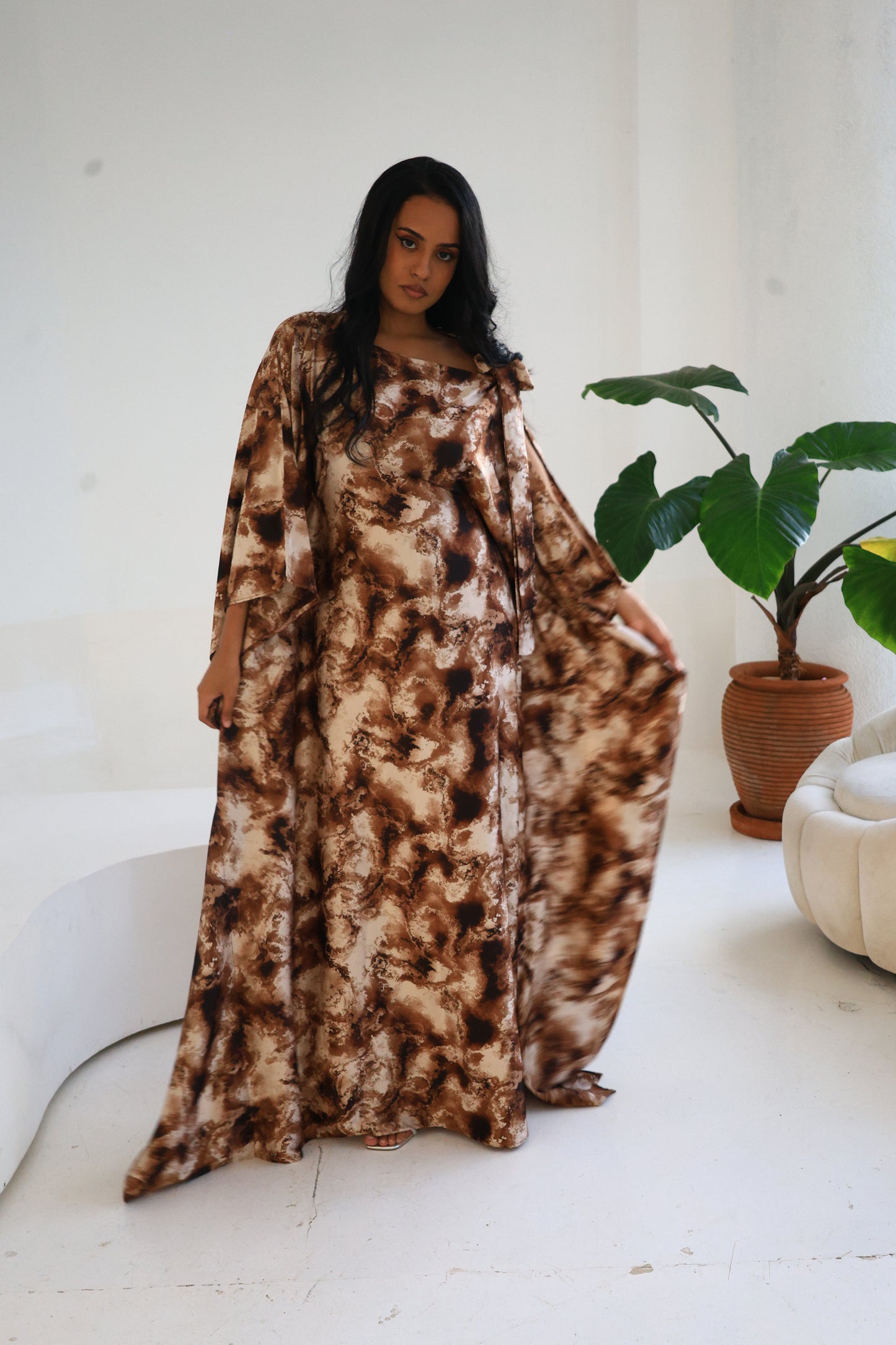 Sahara Flame Silk Derac- Bernice Design