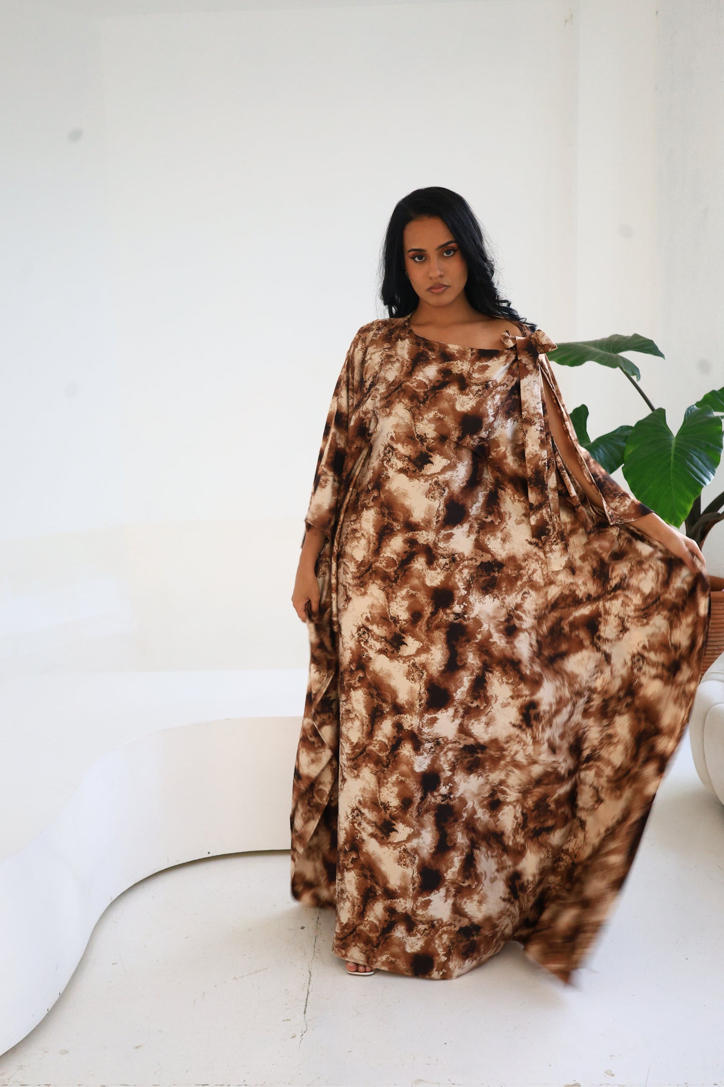 Sahara Flame Silk Derac- Bernice Design