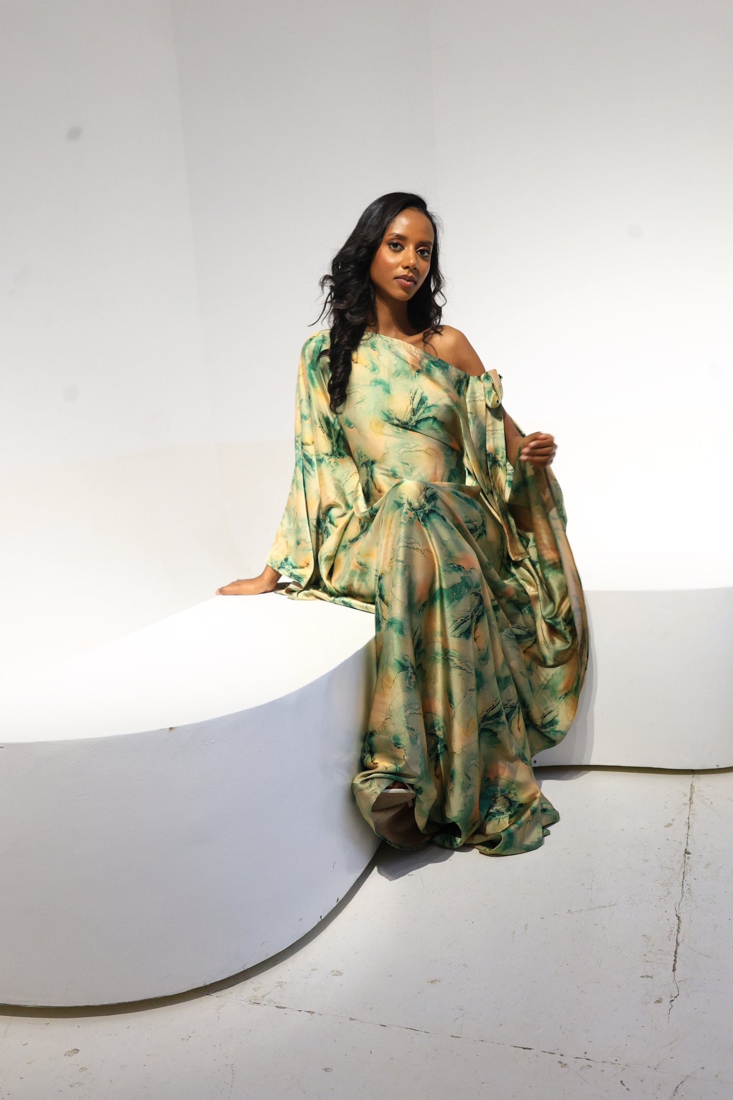 Meadow Mirage Silk Derac- Bernice Design