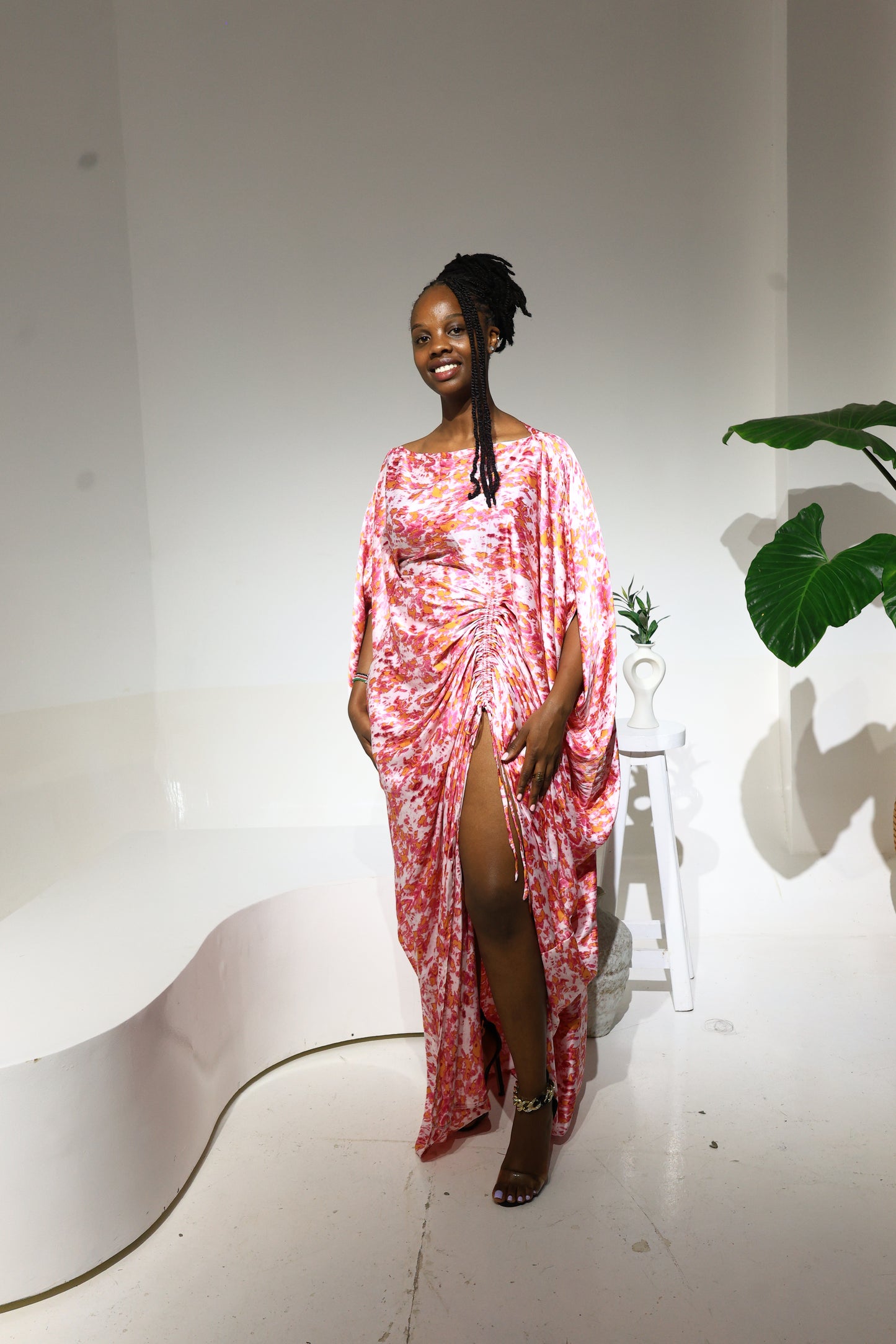 Pink Tide Silk Derac- Kiara Design