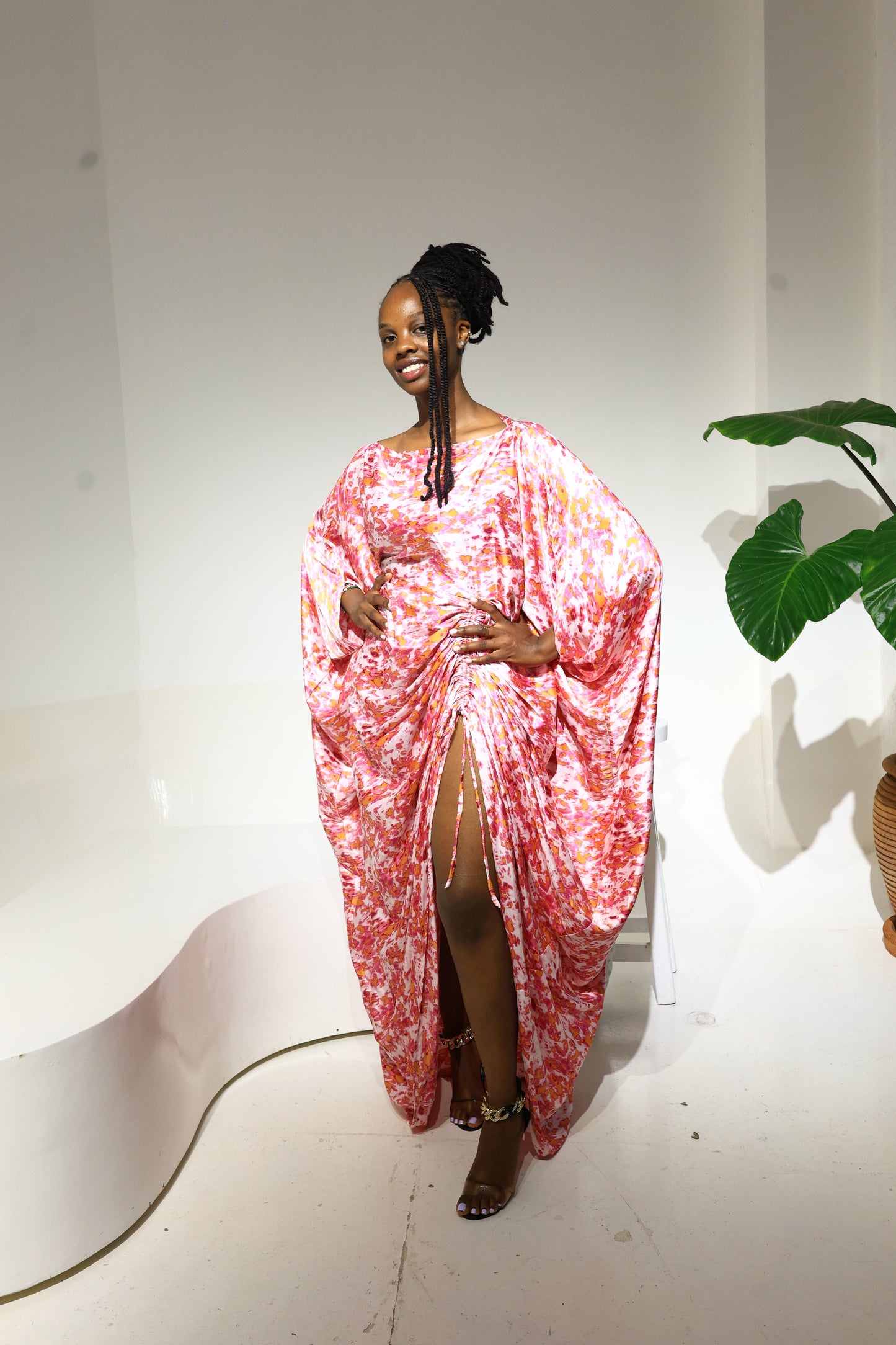 Pink Tide Silk Derac- Kiara Design