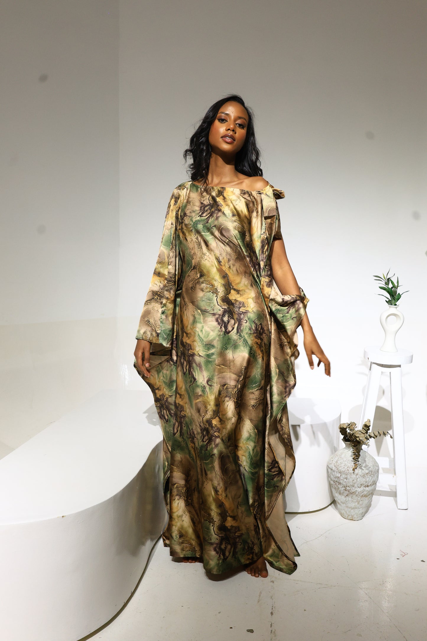 Woodland Marble Silk Derac- Bernice Design