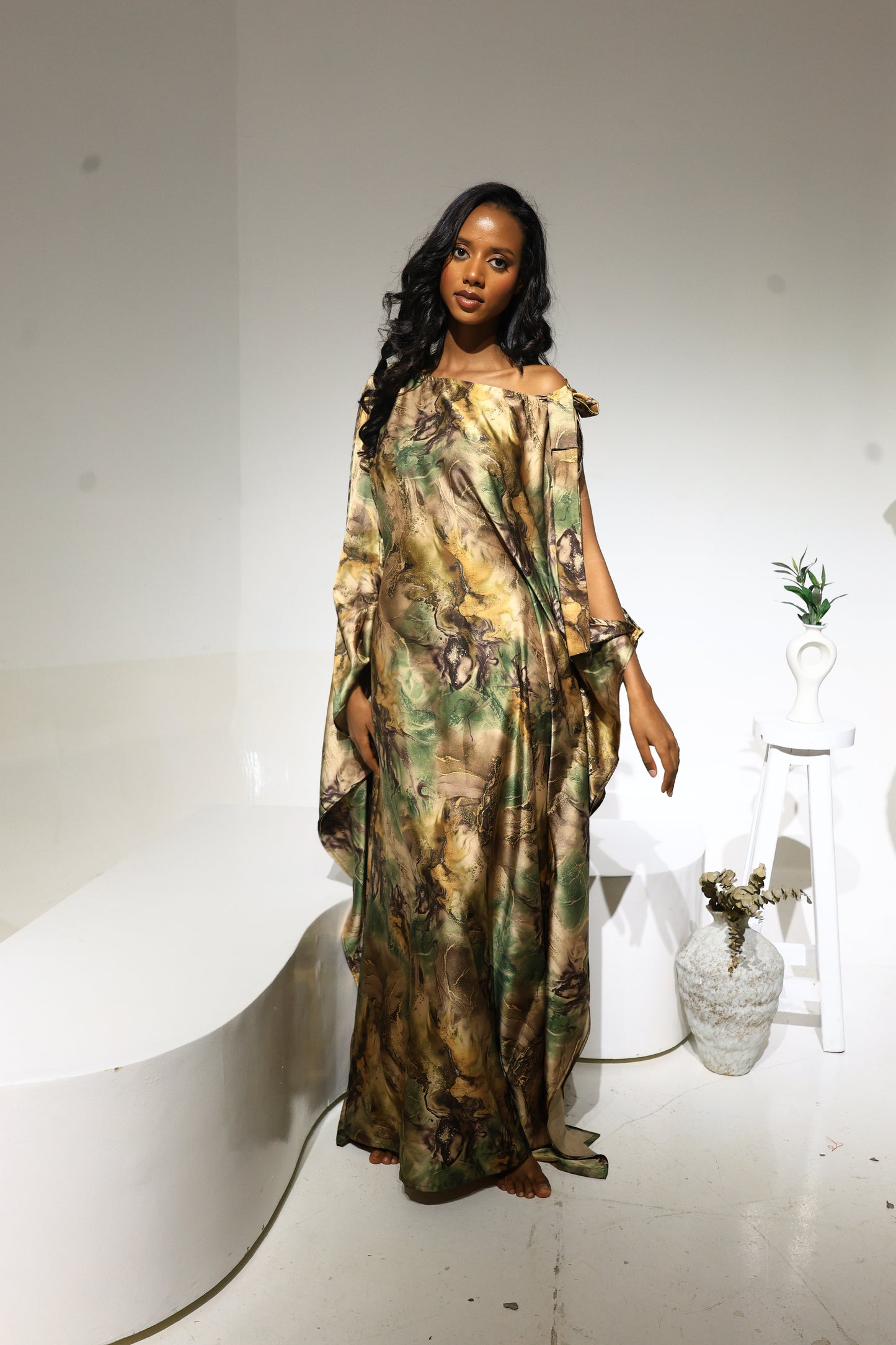 Woodland Marble Silk Derac- Bernice Design