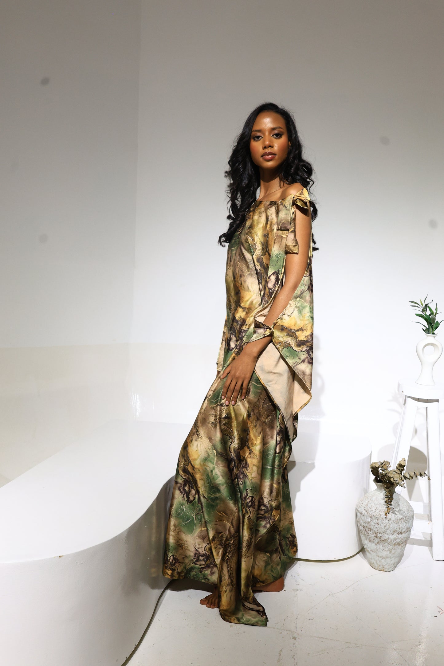 Woodland Marble Silk Derac- Bernice Design