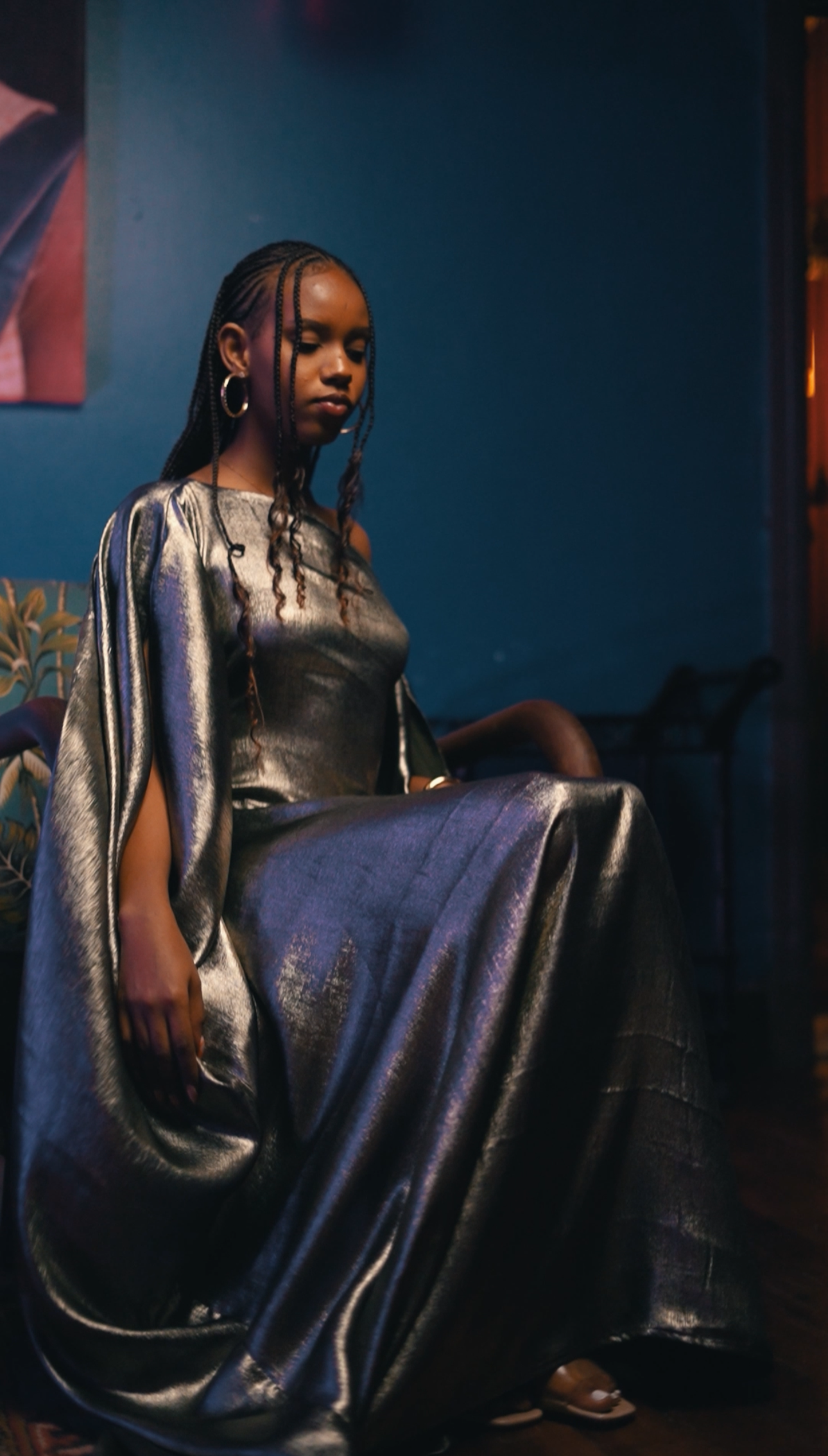 Moonlight Armor Kaftan - Maxi Dress