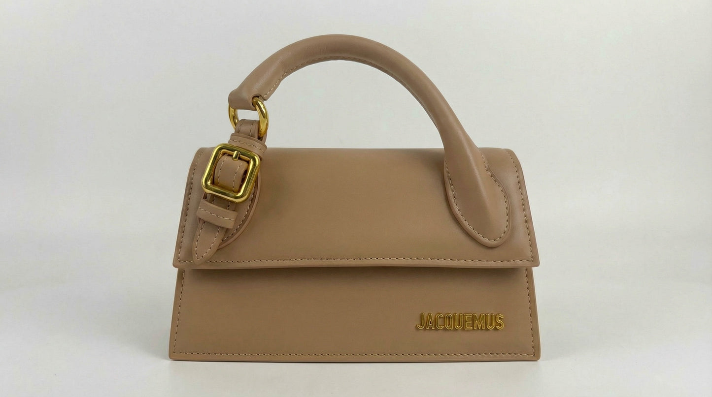 Beige Jaquemus sachel bag