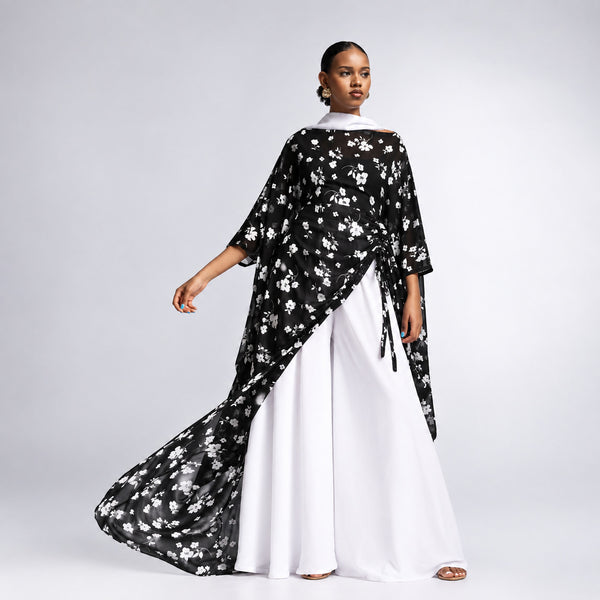 Amani Set - Black Dahlia (Chiffon)