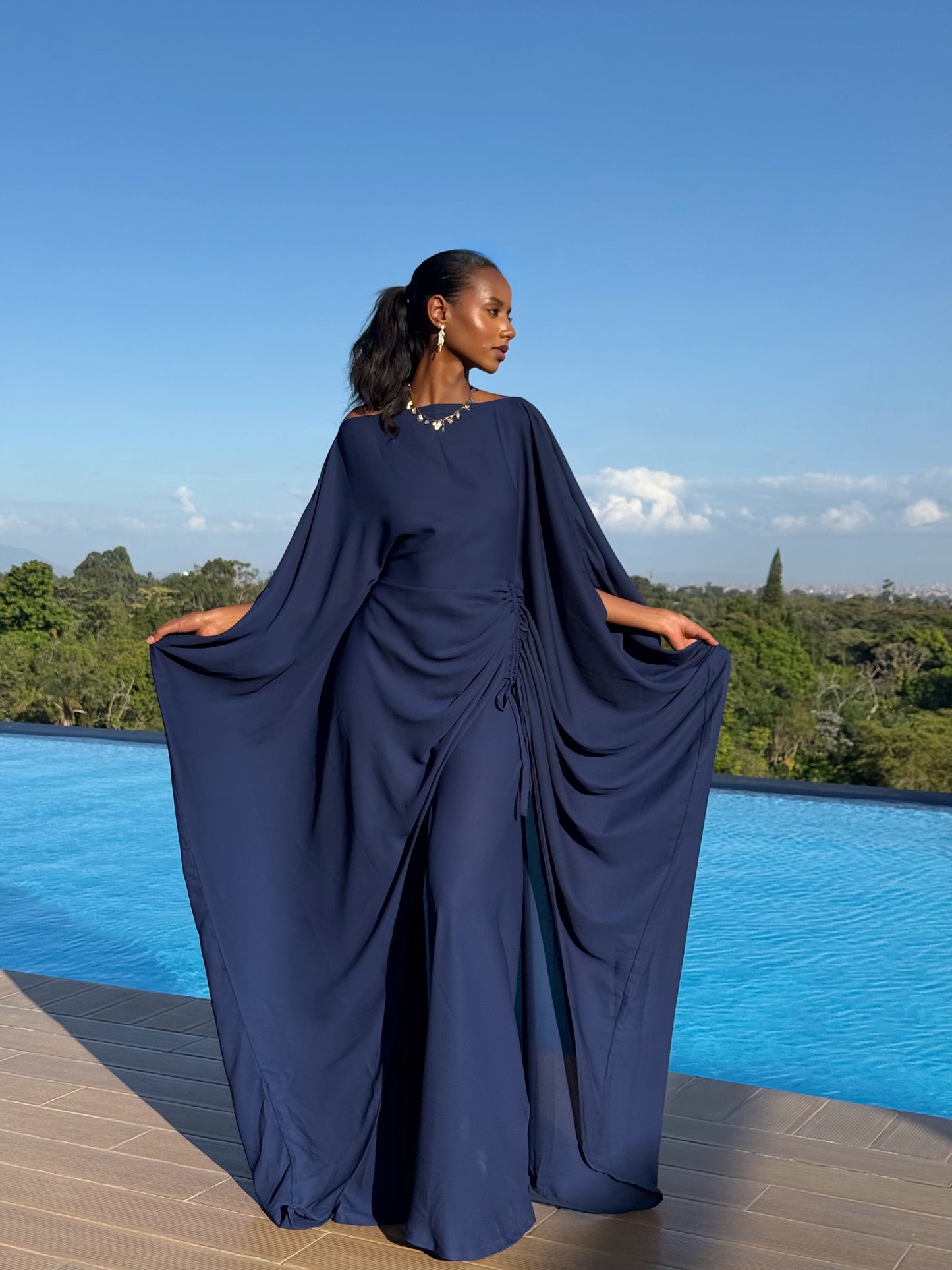 The Navy Amani -Luxe set