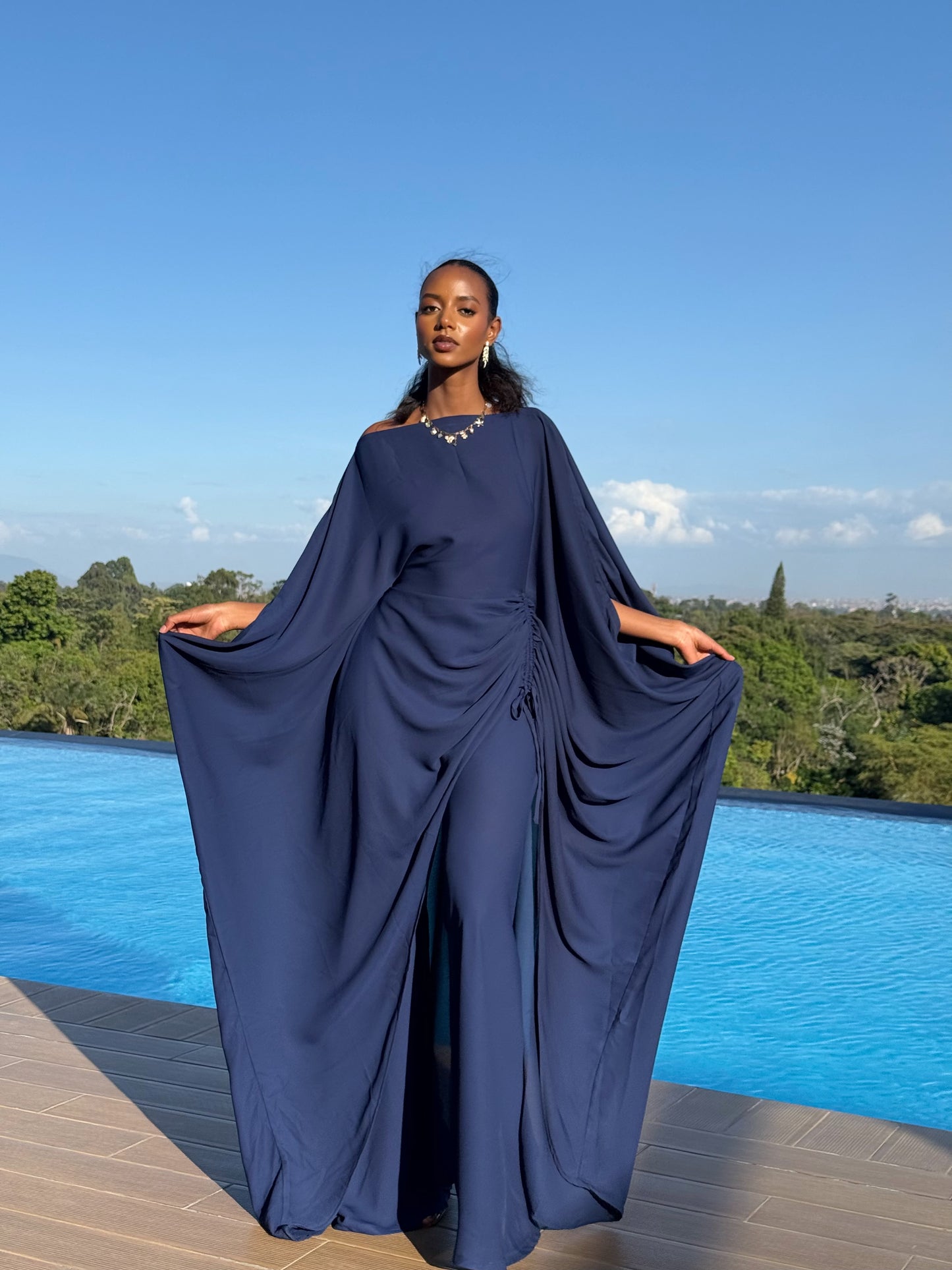 The Navy Amani -Luxe set