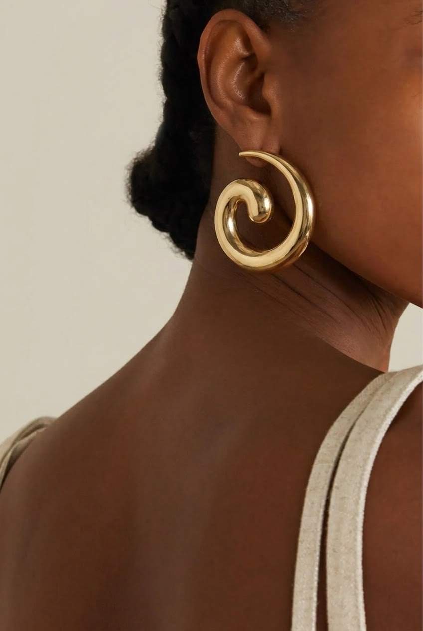 Swirl Loop Earrings