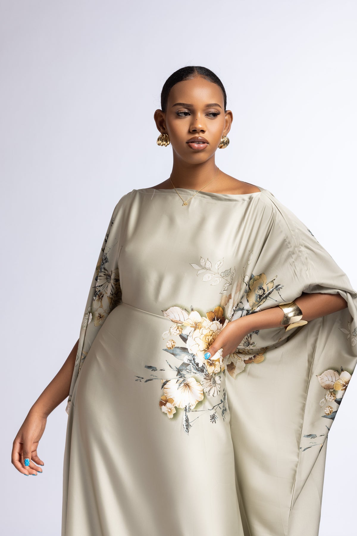 Main Character - Ivory Garden (Silk satin)