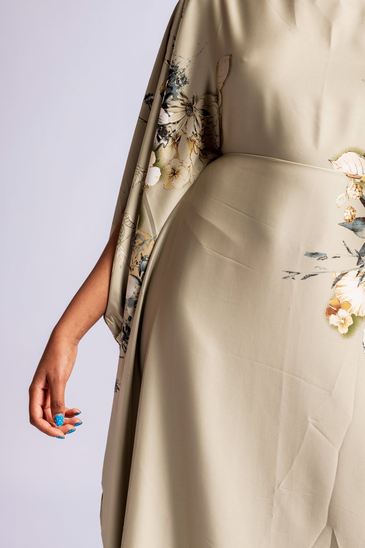 Main Character - Ivory Garden (Silk satin)