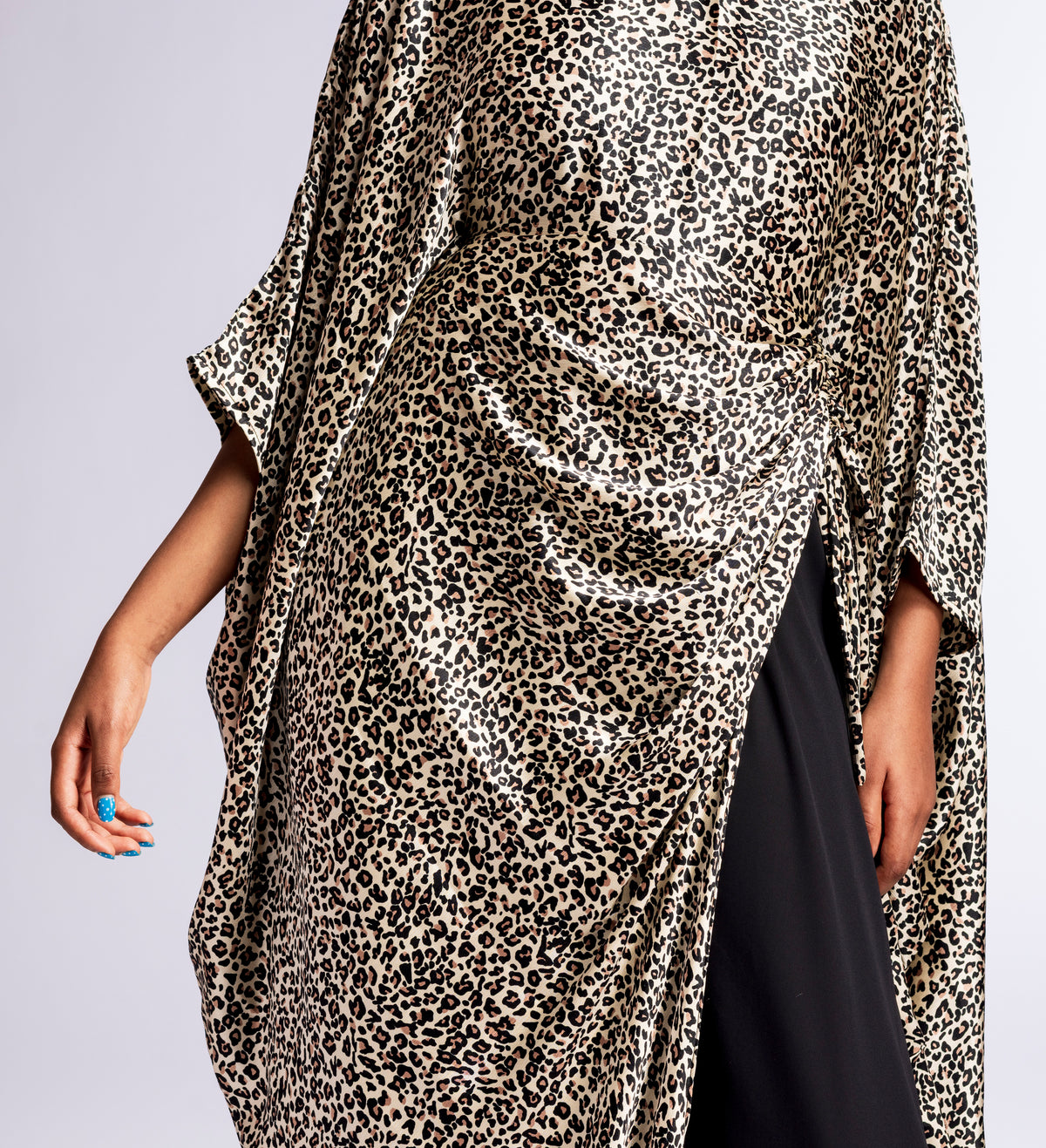 Amani Set - Wild Ink (Silk satin/ Chiffon)