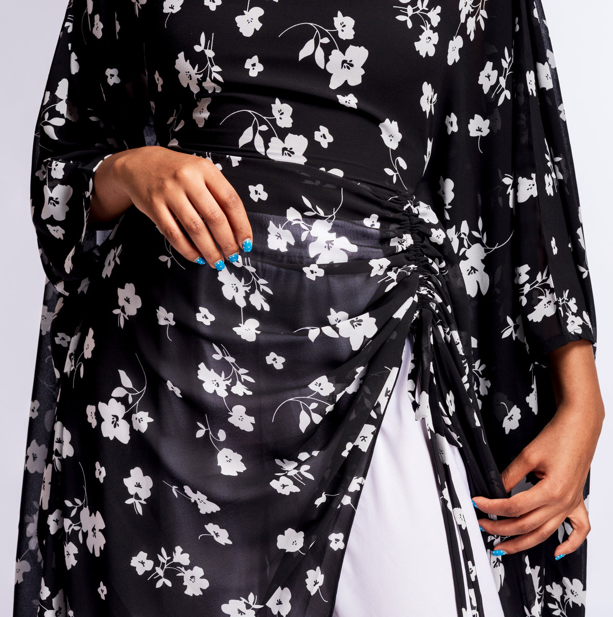 Amani Set - Black Dahlia (Chiffon)