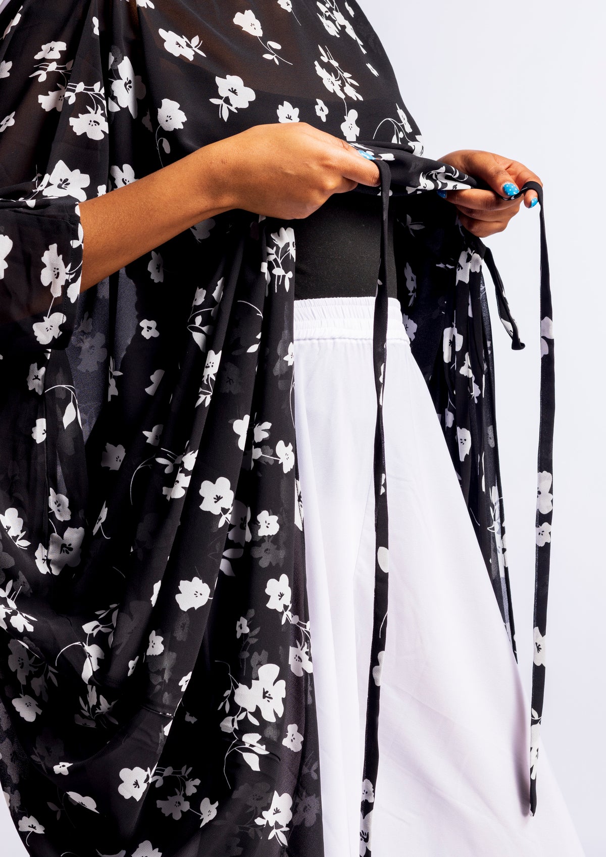 Amani Set - Black Dahlia (Chiffon)