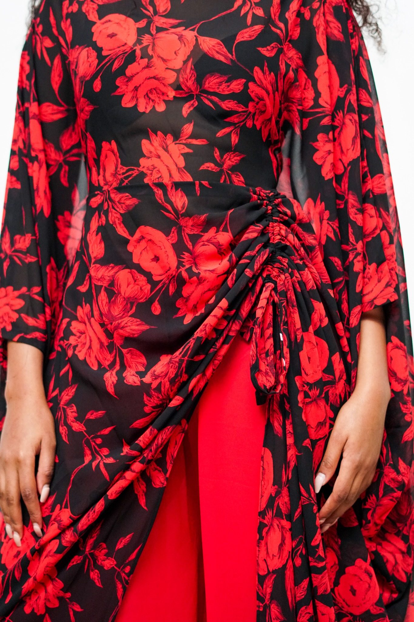 Amani Set - Midnight Rose (Chiffon)