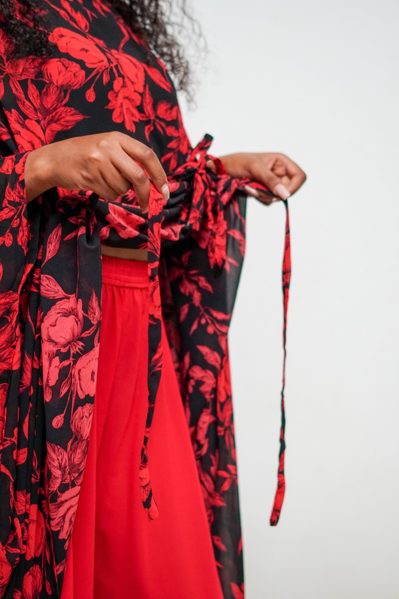 Amani Set - Midnight Rose (Chiffon)